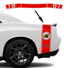 Drag Bee achterzij- en kofferrandstreeppakket voor Dodge Challenger Charger_2