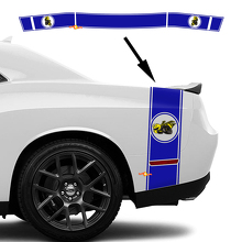 Drag Bee achterzij- en kofferrandstreeppakket voor Dodge Challenger Charger_3