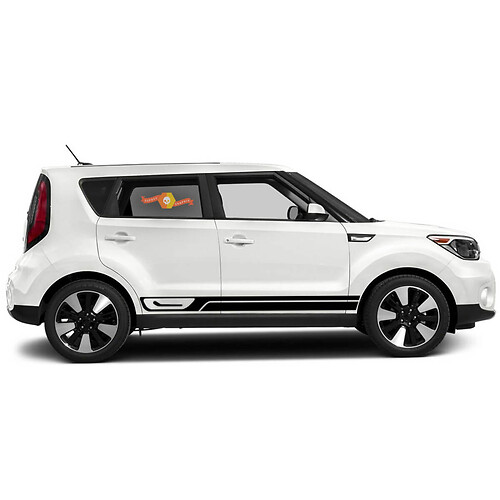 Onderkant Rocker Panel Stripe Vinyl Decal Sticker Graphics Kit geschikt voor Kia Soul
