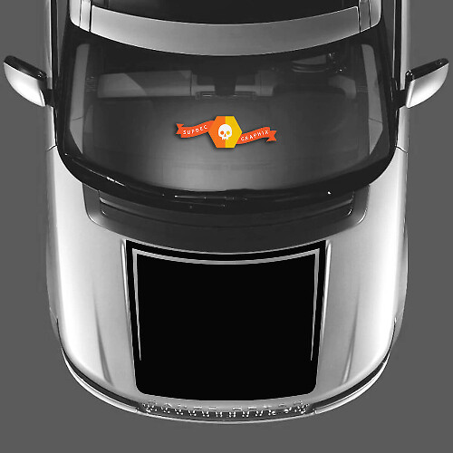 Blackout stijl motorkap vinylsticker voor Land Rover Range Rover