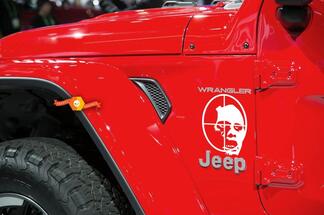 Jeep Rubicon Zombie doden Wrangler Hood Decal Sticker