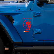 Zombie Kill Hood Vinyl Decal voor Jeep Wrangler Rubicon_3