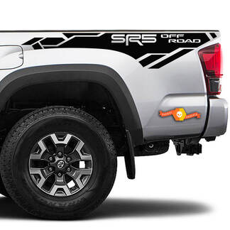 2 Toyota Tacoma 2016-2022+ 2023+ SR5 OF-ROAD Bed Kant Bed Strepen Vinyl Stickers Sticker voor Toyota Tacoma

