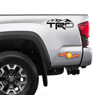 TRD Mountain American Flag Decals Stickers Vinyl Nachtkastjes Toyota Truck Tacoma Tundra Off Road Sport Graphic
