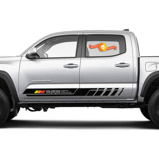 2 Tacoma SR5 Toyota Side Bed Doors Rocker Panel strepen Stickers TRD Vinyl Stickers Decal Kit voor Toyota Tacoma
