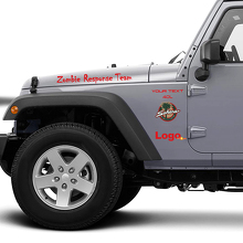 Jeep Rubicon Zombie Response Team Wrangler sticker sticker_3