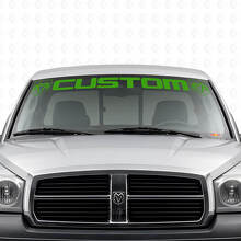 Custom Letters voorruit vinylsticker voor Dodge Dakota Ram_3