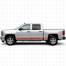 Topografische Band Deur- en Side Skirt Vinyl Strepen voor Chevrolet Silverado 1500 K2XX 2014-2019_4