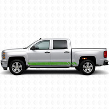 Topografische Band Deur- en Side Skirt Vinyl Strepen voor Chevrolet Silverado 1500 K2XX 2014-2019_6