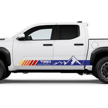 TRD Heritage Retro Mountains Side Rocker Panel Decals Stickers voor Toyota Tacoma
 3