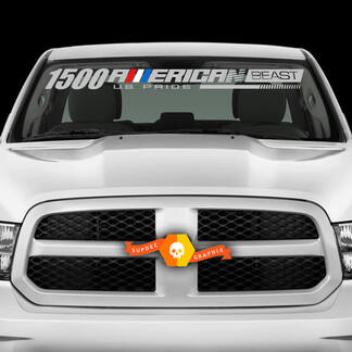 Dodge Ram 1500 Hemi Rebel Amerikaanse voorruit sticker sticker
