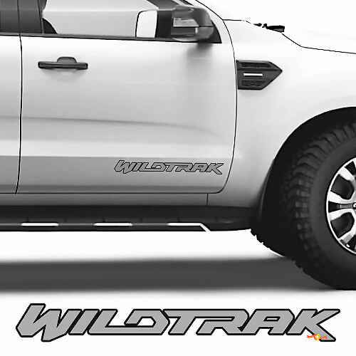 Zijdeuren stickers stickers voor Ford Ranger Wildtrak
