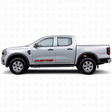Aangepaste zijdelingse deur vinylsticker voor Musclecar Ranger Wildtrak_4