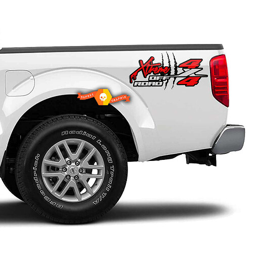 Set voor Nissan Frontier Hummer horse 4X4 Off Road Extreme RAM truck Silverado Sierra Decal Sticker Kit voor elke Truck of SUV
