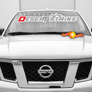 Nissan Nissan Desert Strake Mountain Runner Vinyl Windscherm Pro4x sticker Deur Sticker
