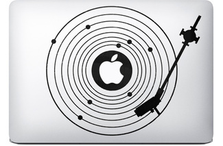 Vinylspeler Apple Macbook stickersticker
