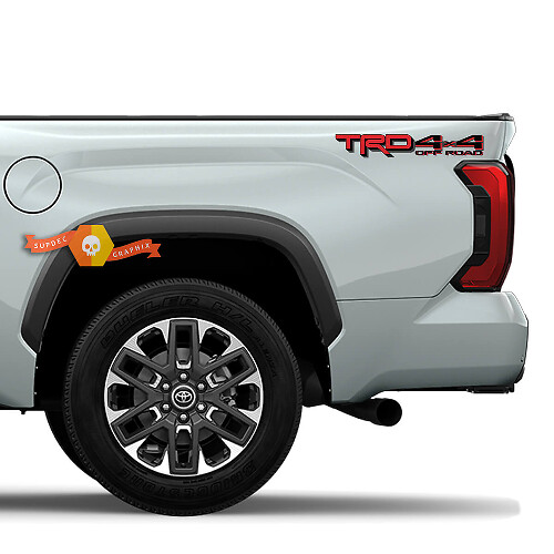 TRD 4x4 Off Road zijkanten vinylstickers voor Toyota Tacoma Tundra