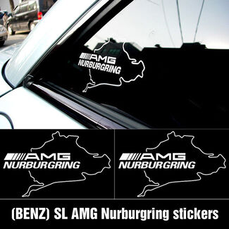 AMG NURBURGRING Mercedes Benz C55 CLK E55 CLS63 sticker1
