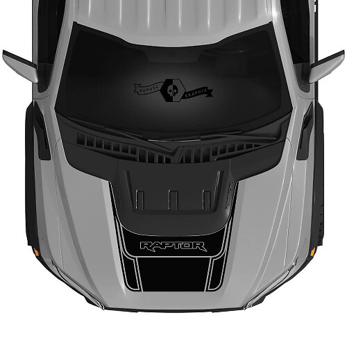 SVT Stijl Motorkapstreep Vinyl Decal voor Musclecar F-150 2022+
