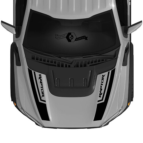 SVT Stijl Motorkap Logo Strepen Vinyl Decal Kit voor Musclecar F-150 2022+
