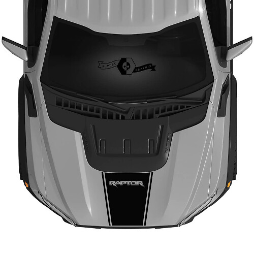 Letters Hood Scoop Trim Stripe Decal voor Musclecar F-150 2022+