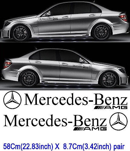 2 Mercedes Benz Motorsport sticker sticker AUTO AMG C63 E63 SLK SL6
