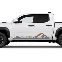 TRD Heritage Sunset Retro Mountains Side Rocker Panel Decals Stickers voor Toyota Tacoma
 2