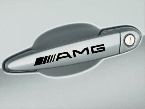 AMG-stijl Deurhendel Vinyl Stickerset voor Mercedes-Benz