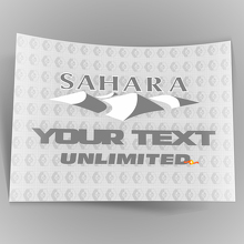 Sahara Unlimited Custom Vinyl Sticker voor Jeep Wrangler_3