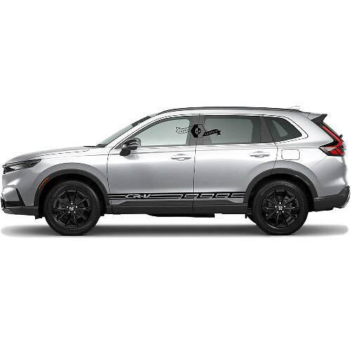 Merkstrepen Rocker Panel Vinyl Sticker voor Honda CR-V 2020-2023