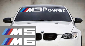 BMW M3 M5 M6 Power Motorsport M3 M5 M6 E36 E39 E46 E63 E90 sticker

