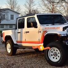 Scrambler Kit voor Jeep Gladiator Old school retro stijl volledige kit
 5