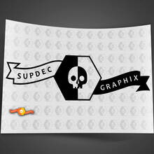 SupDec GraphiX logo elk formaat sticker sticker
 2