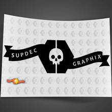 SupDec GraphiX logo elk formaat sticker sticker
 3