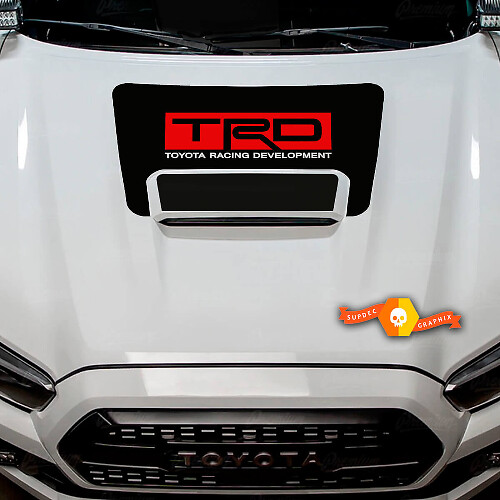 TRD-stijl motorkapventilator vinyl decal kit voor Toyota Tacoma 2016-2023