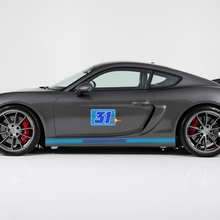 Paar Porsche 911 Zijnummer Decal Rocker Panel Strepen Deuren Kit Sticker Sticker - 3 kleuren
 3