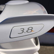 3.8 Achtervleugel inlays sticker voor Porsche GT3
 2