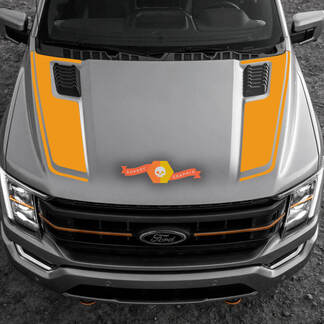 2023 Ford F-150 Tremor Hood Graphics 2022 2023 Line Ford vinylstickers

