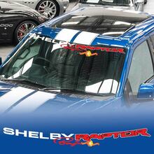 Voorruit Baner Ford F-150 Raptor Shelby Raptor Baja Edition grafische sticker
 2
