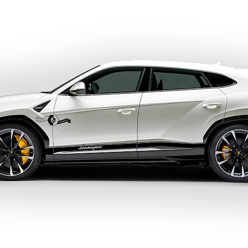 Paar Lamborghini Urus 2021 2022 2023 Zijdeuren Rocker Panel Stripe Vinyl Decal Sticker Graphics
