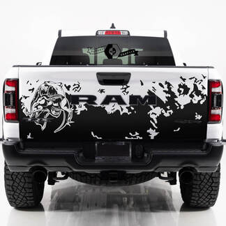 Achterklep Dodge Ram TRX 2023 Raptor Bed Side Mud Splash Decal Truck Vinyl Grafisch
