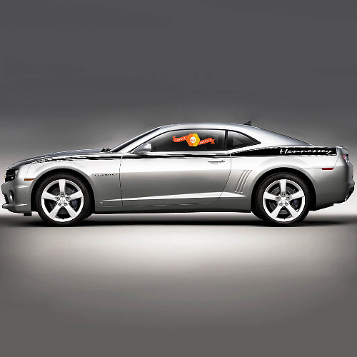 Paar Chevrolet Camaro zijgrafiek voor Chevrolet Camaro 2010-2015 Aangepaste tekst
