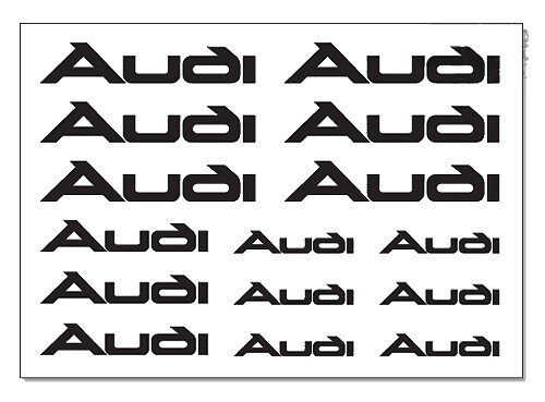 AUDI Remklauw Stickers Stickers TT A3 A4 A5 A6 Q5 S-line Quat