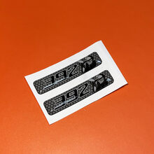 2x 392 Scat Pack Bee Challenger/Charger/Durango sleutelhanger inlays embleem koepelvormige sticker sticker
 2