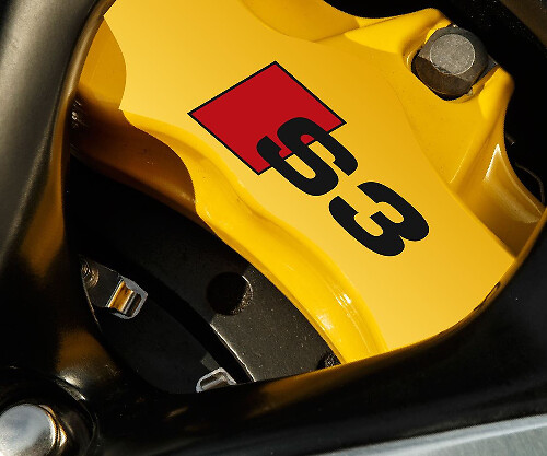 2 x Audi S3 remklauw stickers stickers vinyl