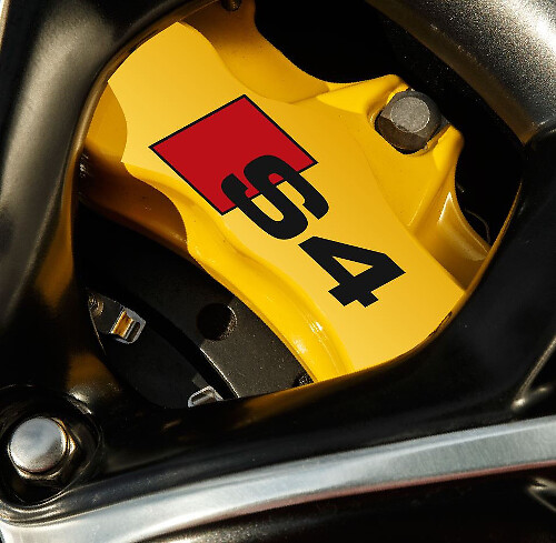 2 x Audi S4 Remklauw Decals Stickers Vinyl Embleem Graphics