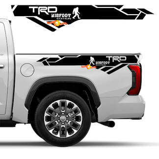 TRD Bigfoot editie BedSide Side Vinyl Stickers Sticker geschikt voor Toyota Tundra 2022 2023 2024
