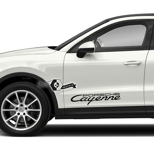 2 Nieuwe Porsche 911 Porsche Carrera Side Line Stripes Doors Kit Decal Sticker