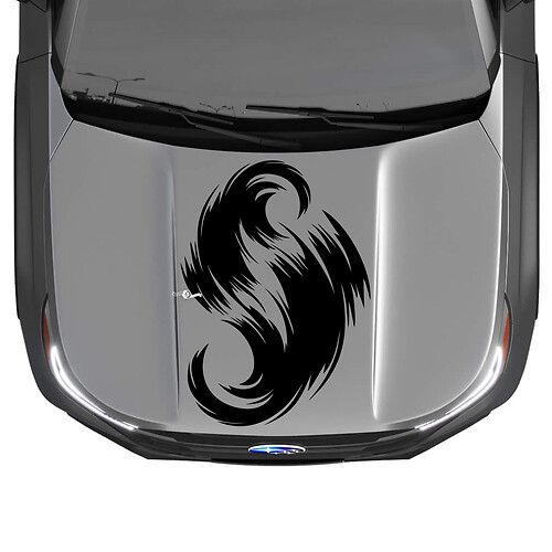 Hood Wave grafische vinylstickers stickers stickers passen Suba forester

