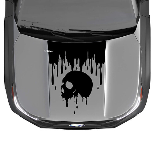 Hood Skull Blood Graphics Vinylstickers Stickers Fit Suba Forester
